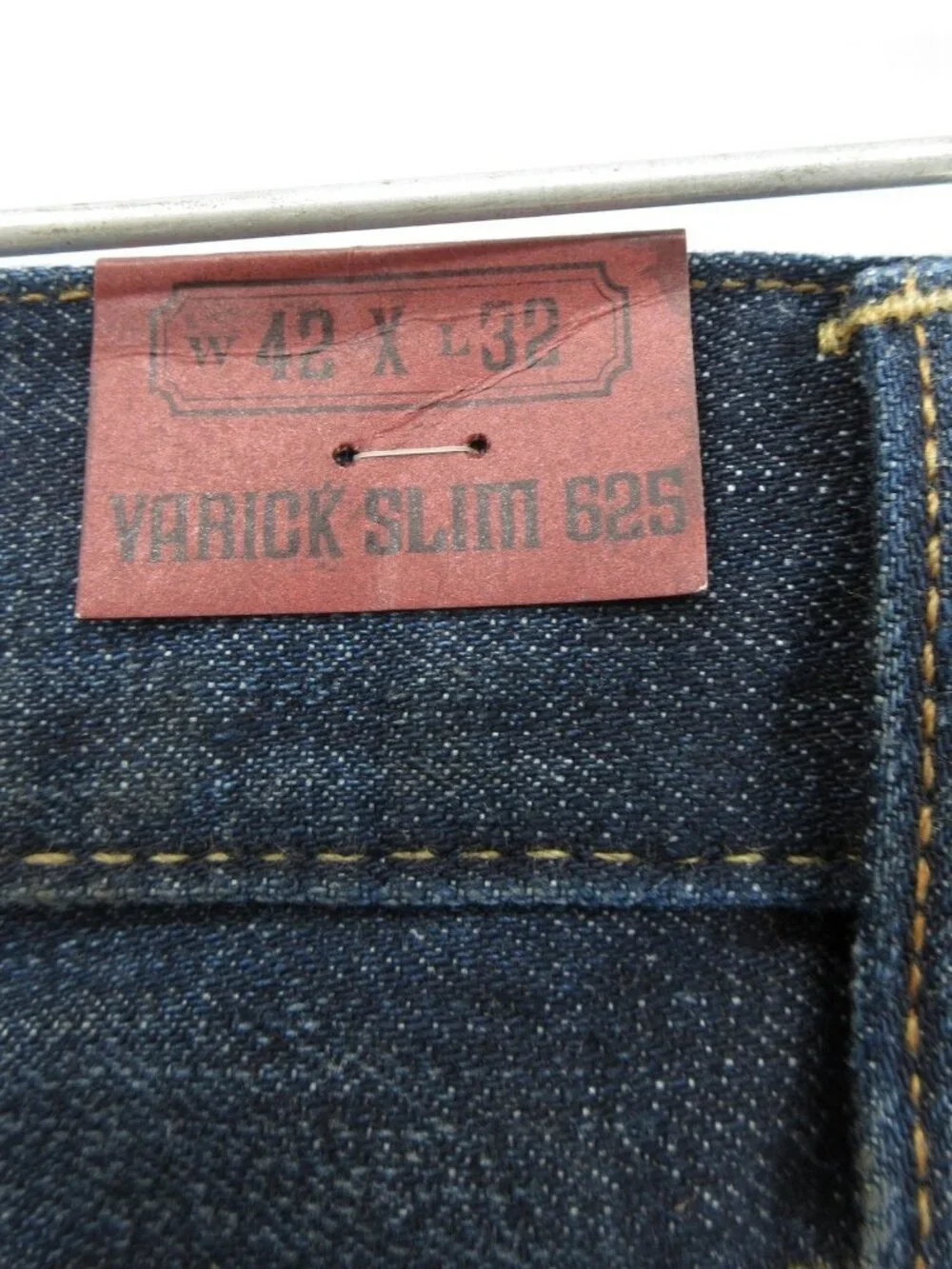 Polo Ralph Lauren Jeans 42X32 Varick Slim 625 Selvedge Straight Denim